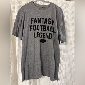 Gray Fantasy Football Legend Men's Shirt